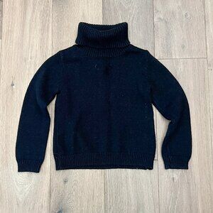 tahari // black sparkle turtleneck sweater 4 XS